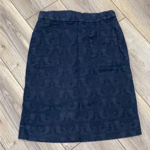 Moulinette Soeurs Dresses & Skirts - ANTHROPOLOGIE Moulinette Soeurs Navy Pencil Lined Skirt Size 0